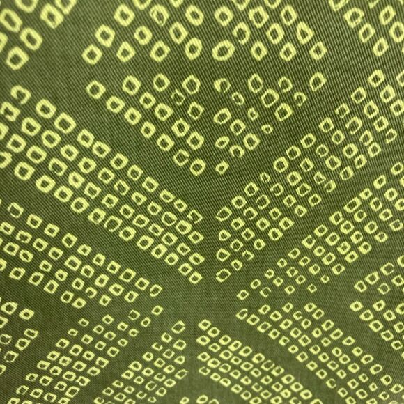 Gap geometric skinny khakis, cool print army green w/ deep yellow& white - Picture 6 of 10